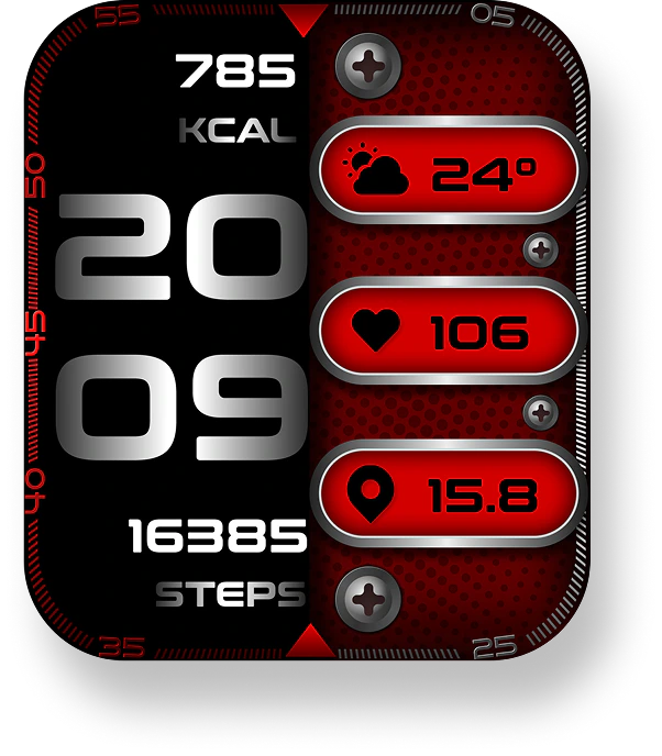 Digital Watch Faces 6