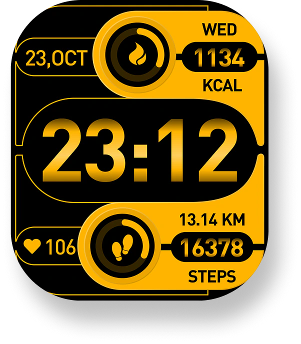 Digital Watch Faces 7