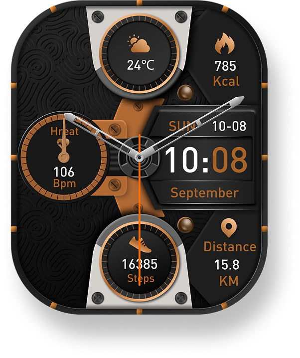 Digital Watch Faces 8