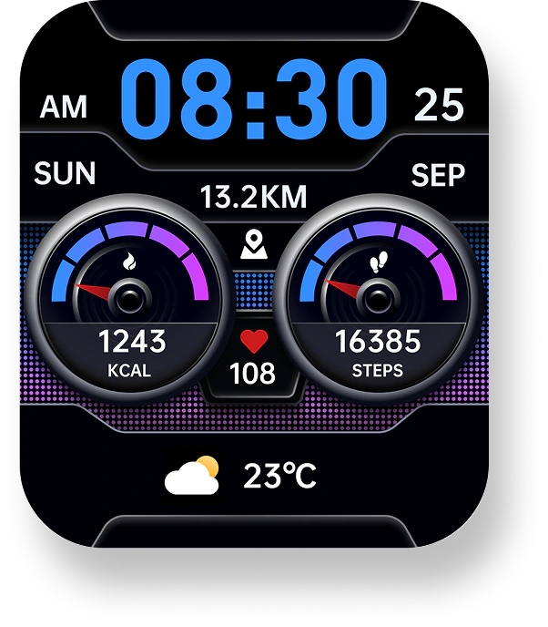 Digital Watch Faces 11