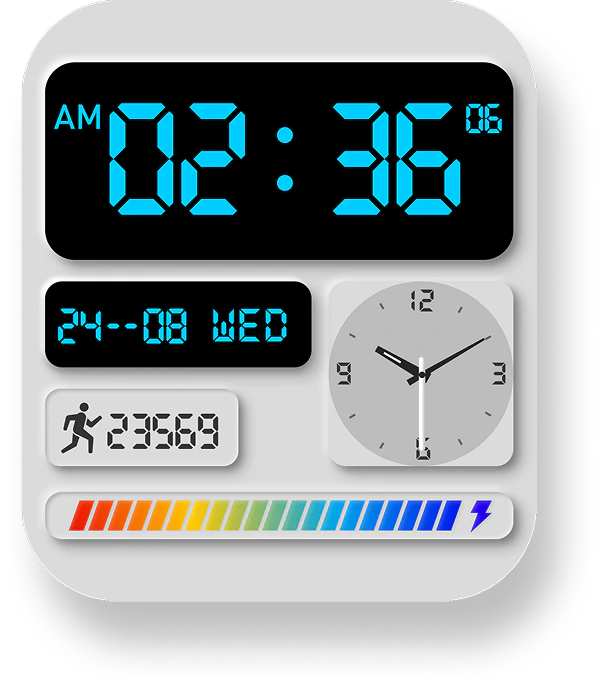 Digital Watch Faces 12