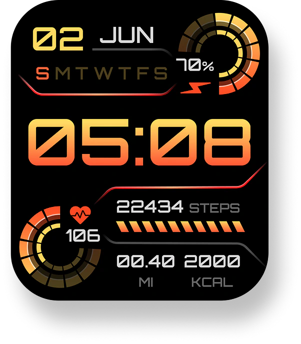 Digital Watch Faces 14